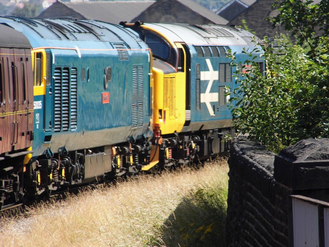 Nameplates for A4 60011 Empire of India and A2 60500 Edward Thompson, Sat 28/12/2013. 