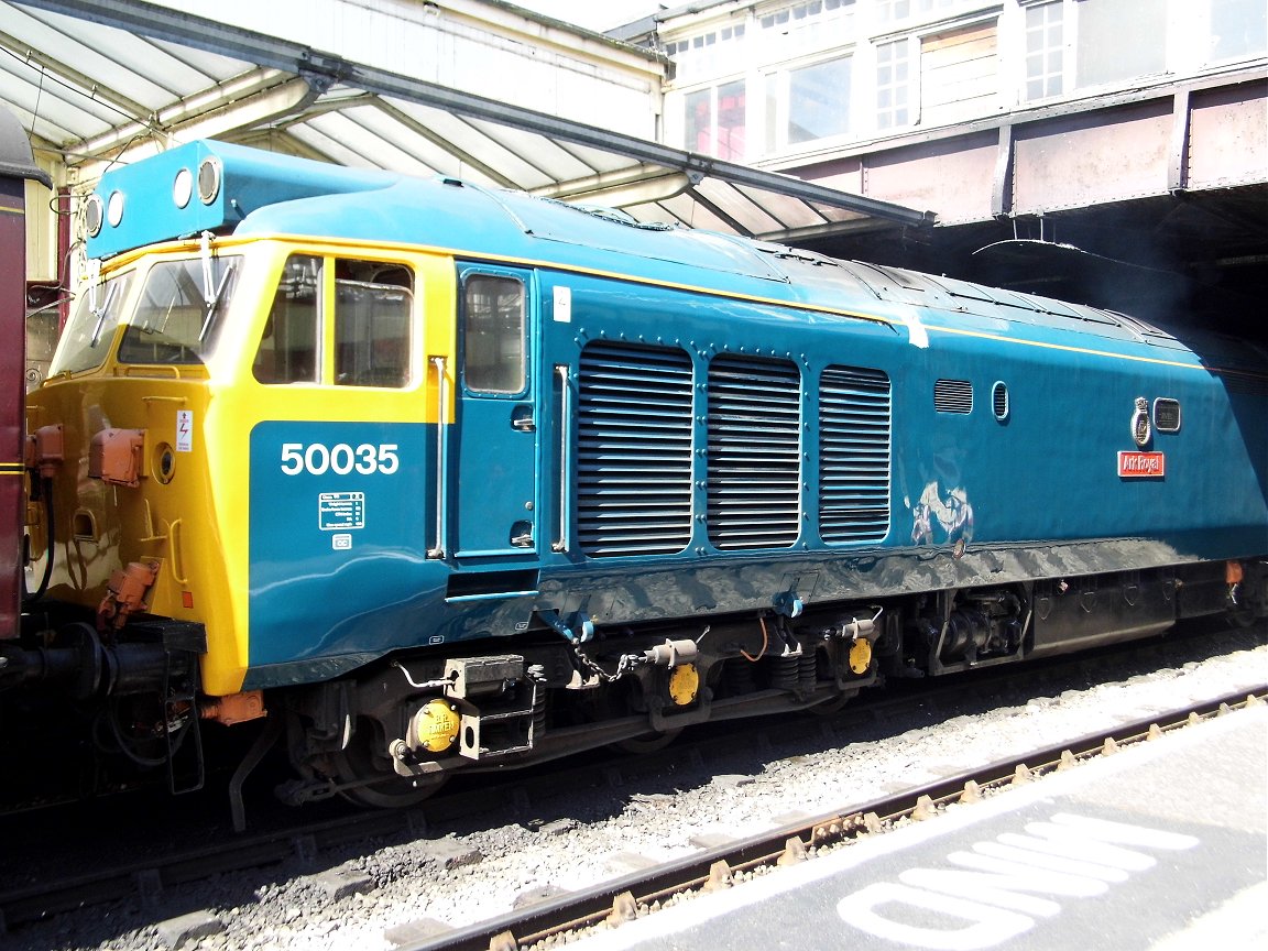 Nameplate of SR Battle of Britain 34109, Sat 28/12/2013. 