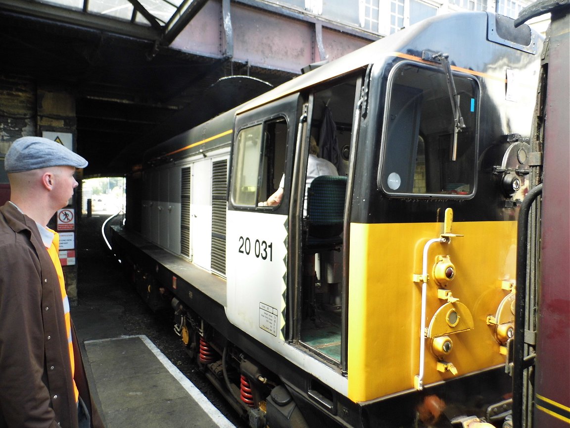 Nameplate of SR Battle of Britain 34109, Sat 28/12/2013. 