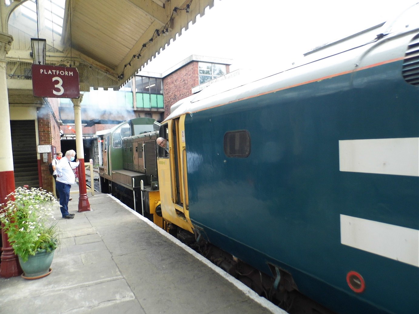 Nameplate of SR Battle of Britain 34109, Sat 28/12/2013. 