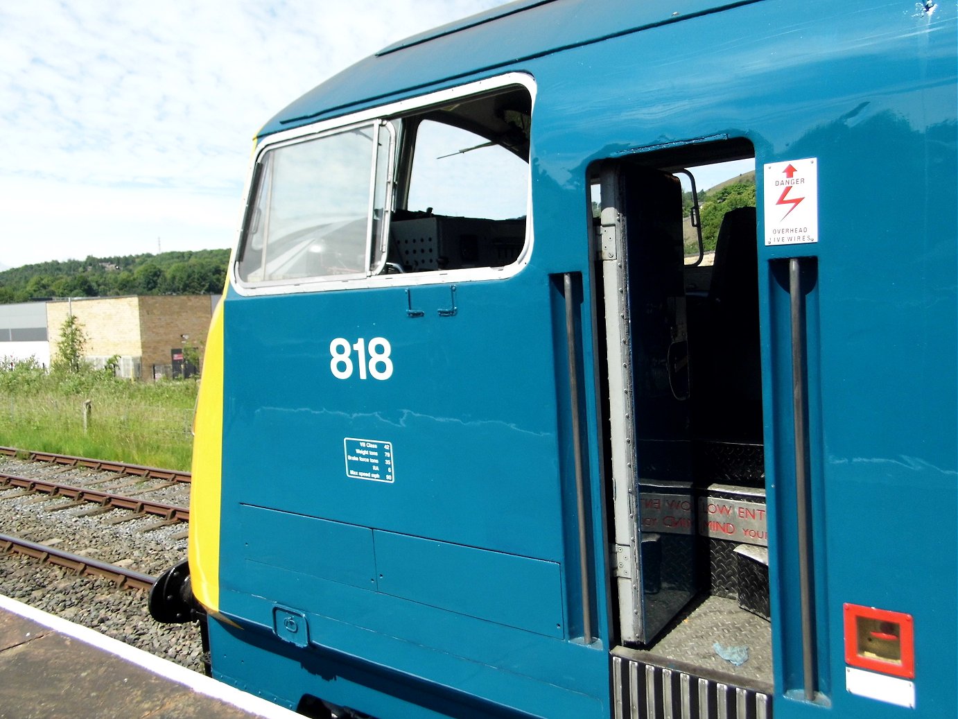 Cab of 60008 Dwight D. Eisenhower, Sat 28/12/2013. 