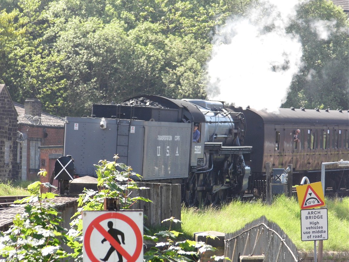 Cab of 60008 Dwight D. Eisenhower, Sat 28/12/2013. 