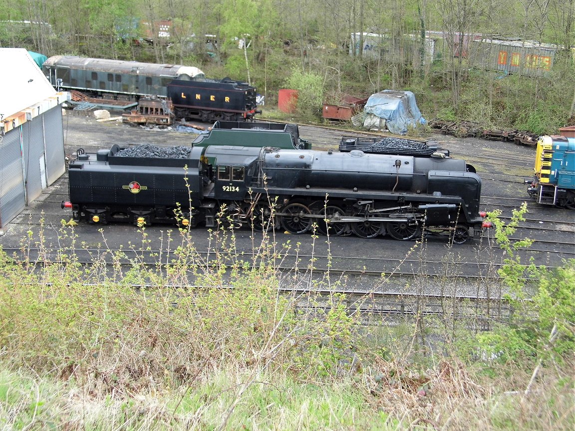 Smokebox number of 60008 Dwight D. Eisenhower, Sat 28/12/2013. 