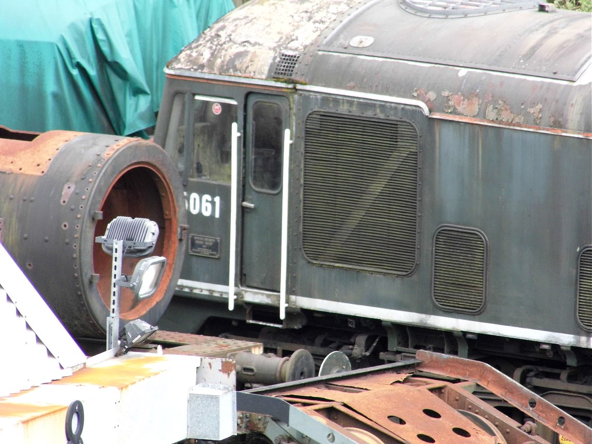 Nameplates for A4 60011 Empire of India and A2 60500 Edward Thompson, Sat 28/12/2013. 