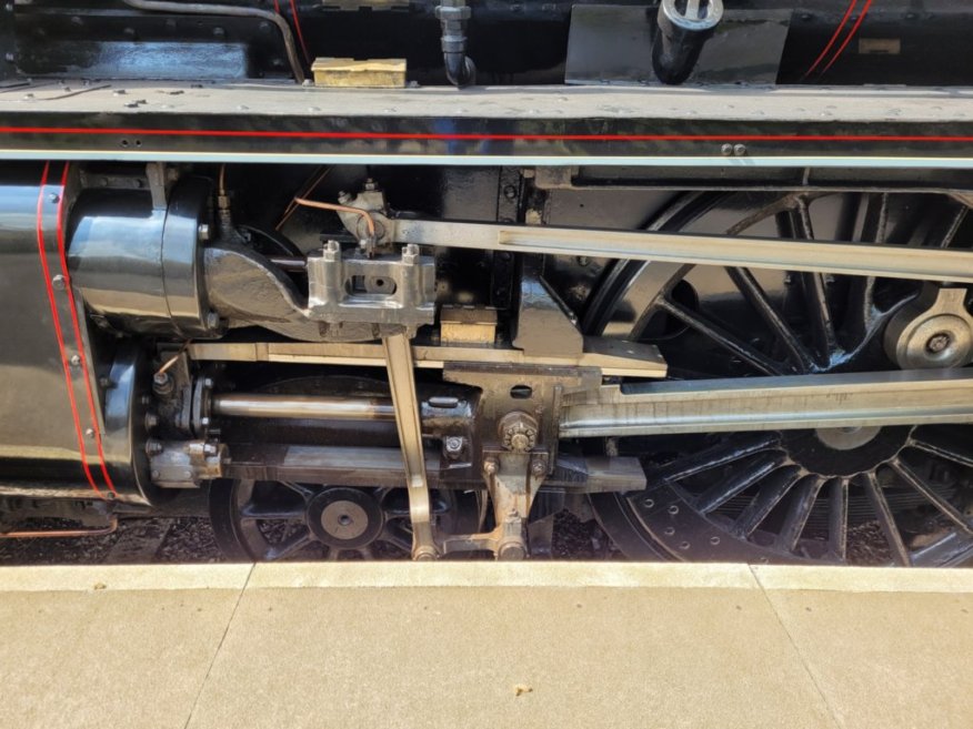 Papyrus nameplate for the record breaking A3 2750 which did 108 mph, Sat 28/12/2013. 