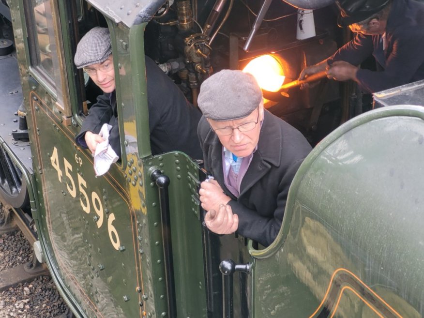 Smokebox number of 60008 Dwight D. Eisenhower, Sat 28/12/2013. 