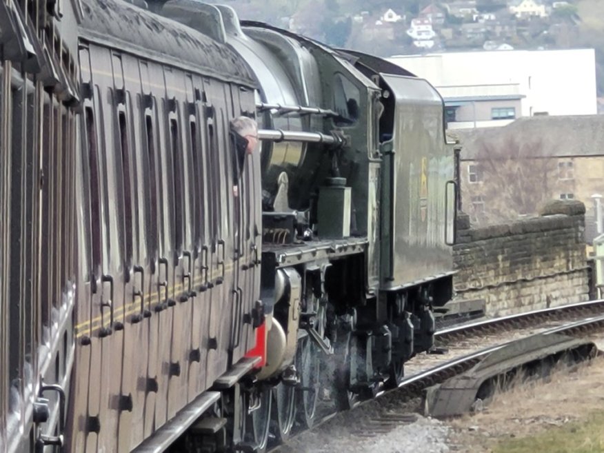 Smokebox number of 60008 Dwight D. Eisenhower, Sat 28/12/2013. 