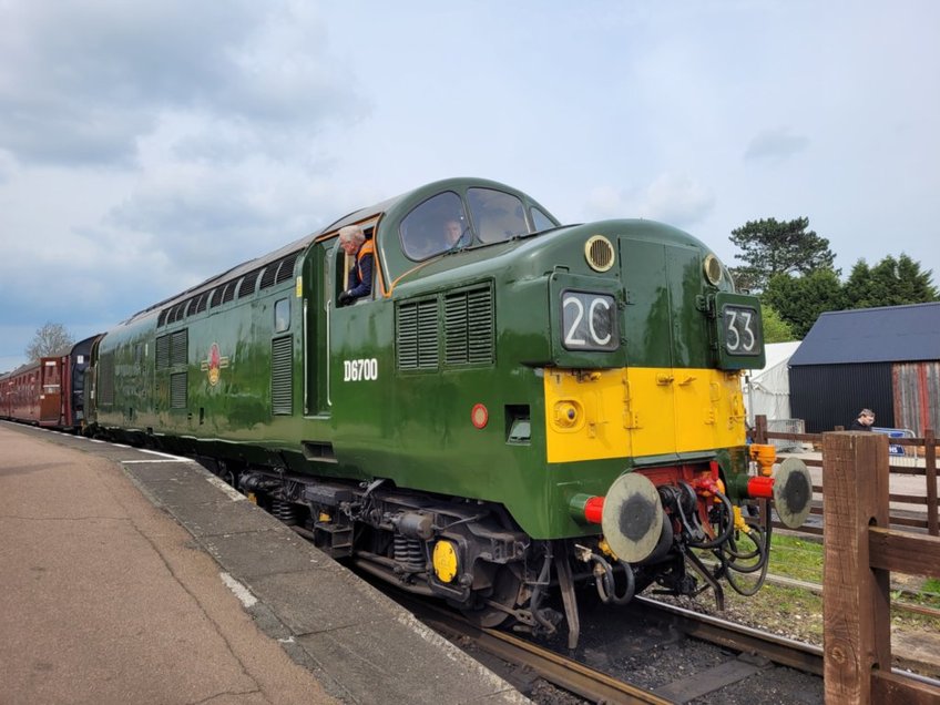 Nameplate of SR Battle of Britain 34109, Sat 28/12/2013. 