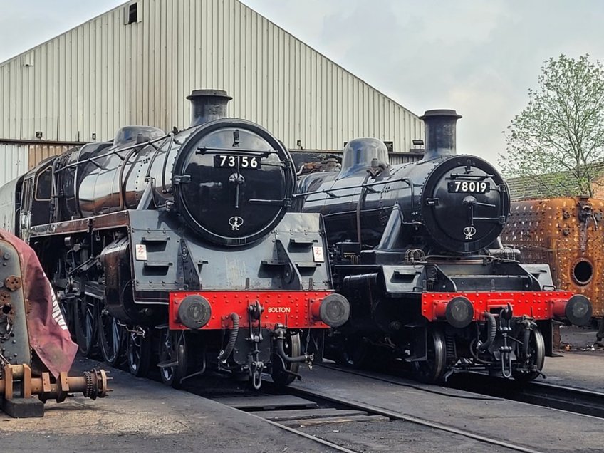 Smokebox number of 60008 Dwight D. Eisenhower, Sat 28/12/2013. 