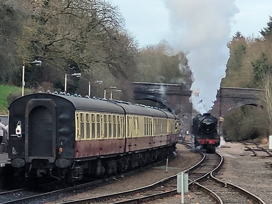 Nameplates for A4 60011 Empire of India and A2 60500 Edward Thompson, Sat 28/12/2013. 