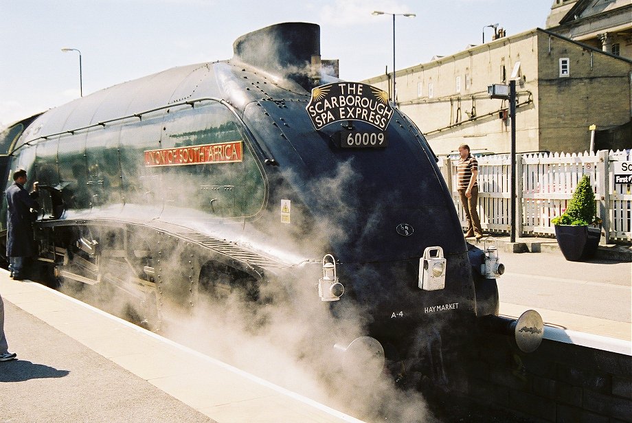 60009 Union of South Africa at Scarborough. Thursday 09/08/2007. 