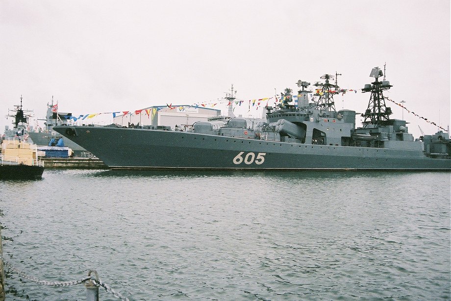 Admiral Levchenko 605, Trafalgar 200, Portsmouth July 2005. 