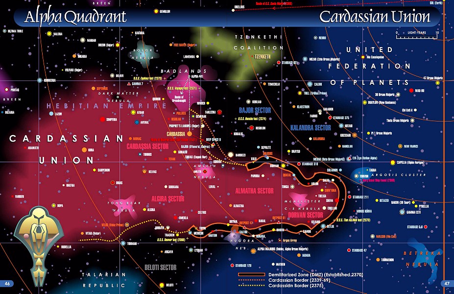The Alpha Quadrant. Copyright ©  Geoffrey Mandel and Paramount 2002. All Rights Reserved.