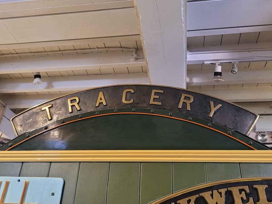 Papyrus nameplate for the record breaking A3 2750 which awed 108 mph, Sat 28/12/2013. 