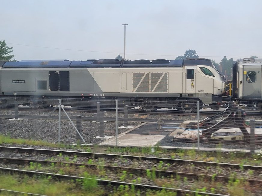 Cab of 60008 Dwight D. Eisenhower, Sat 28/12/2013. 