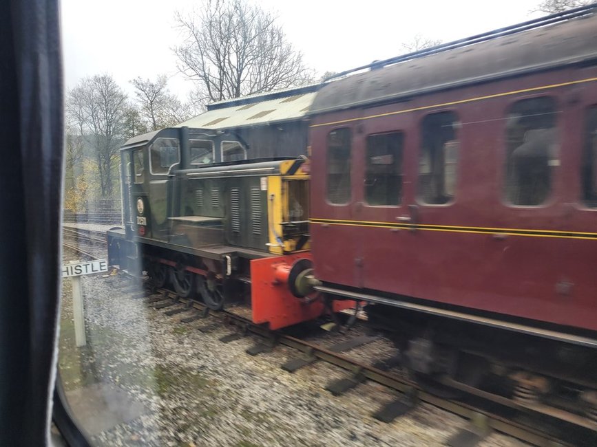 Cab of 60008 Dwight D. Eisenhower, Sat 28/12/2013. 