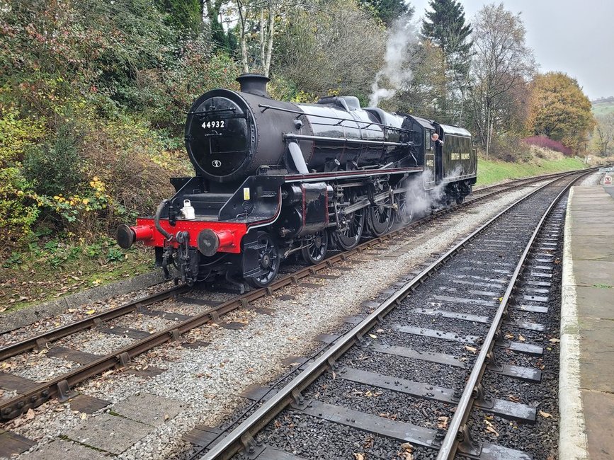 Smokebox number of 60008 Dwight D. Eisenhower, Sat 28/12/2013. 