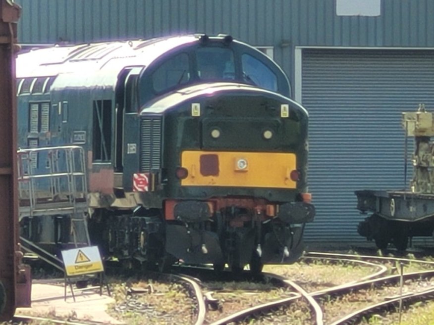 Cab of 60008 Dwight D. Eisenhower, Sat 28/12/2013. 