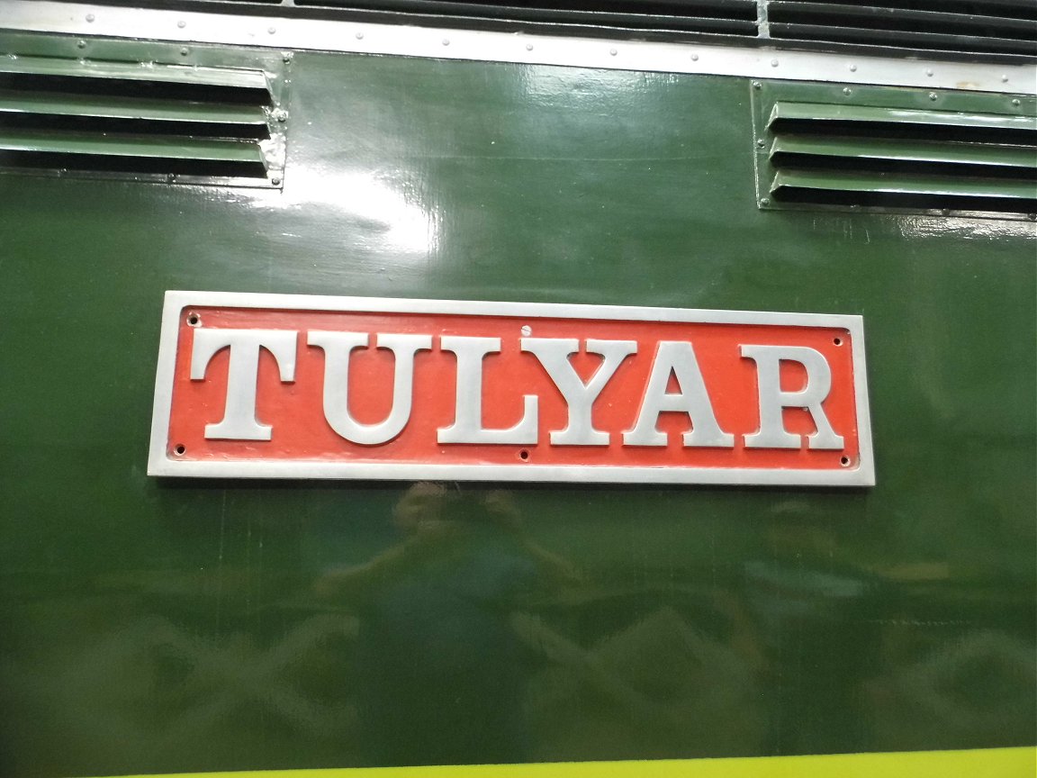 Nameplates for A4 60011 Empire of India and A2 60500 Edward Thompson, Sat 28/12/2013. 