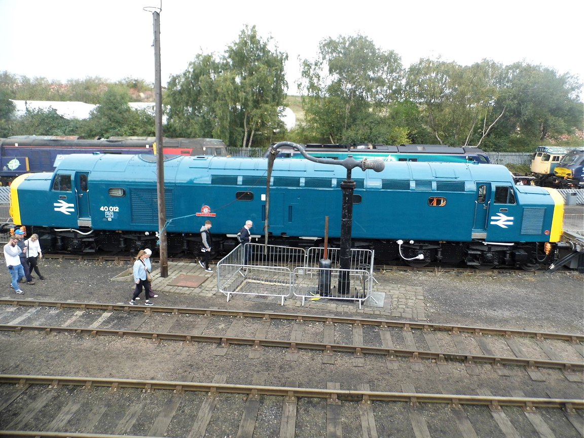 Nameplate of SR Battle of Britain 34109, Sat 28/12/2013. 