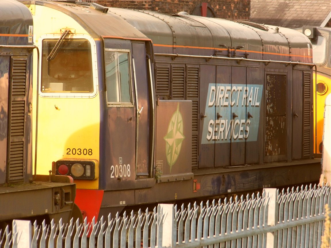 Cab of 60008 Dwight D. Eisenhower, Sat 28/12/2013. 