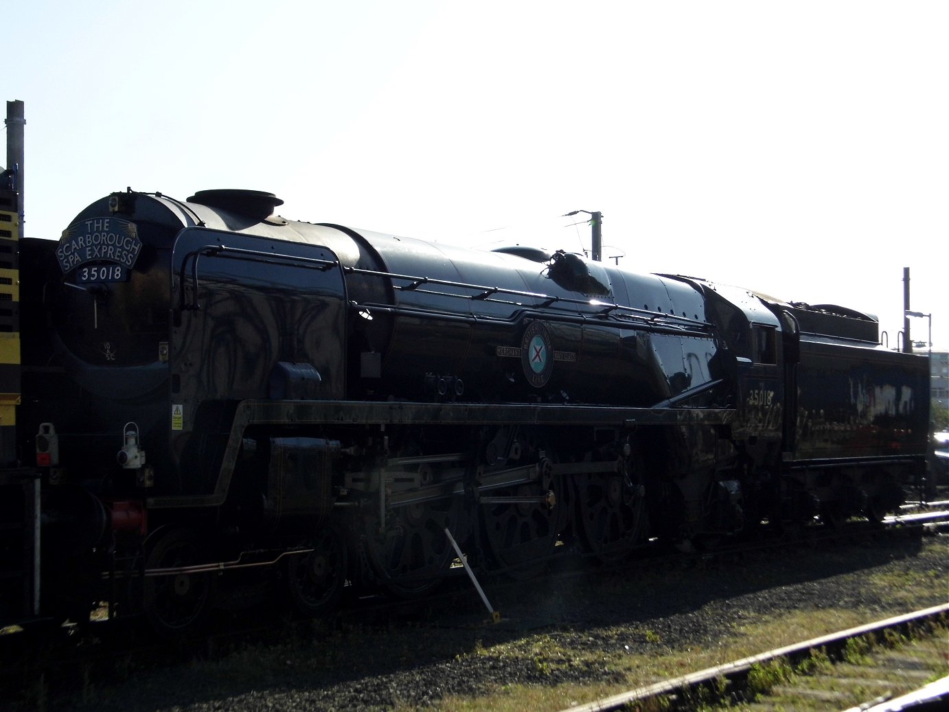 46115 Scots Guardsman on the Scarborough Spa Express, Wed 31/7/2013. 