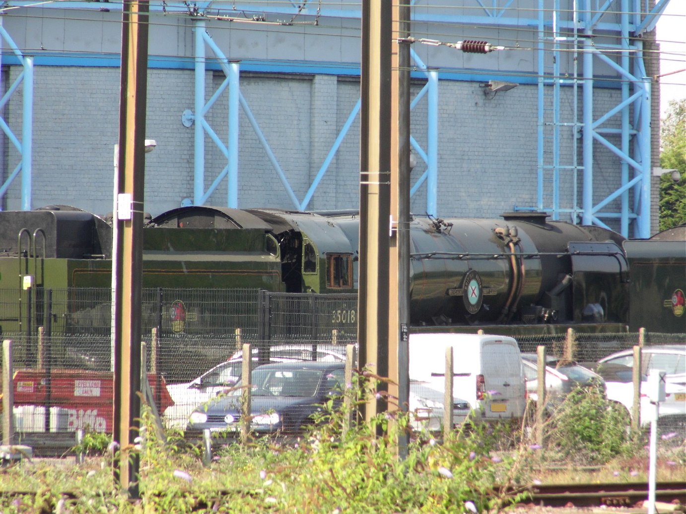 46115 Scots Guardsman on the Scarborough Spa Express, Wed 31/7/2013. 