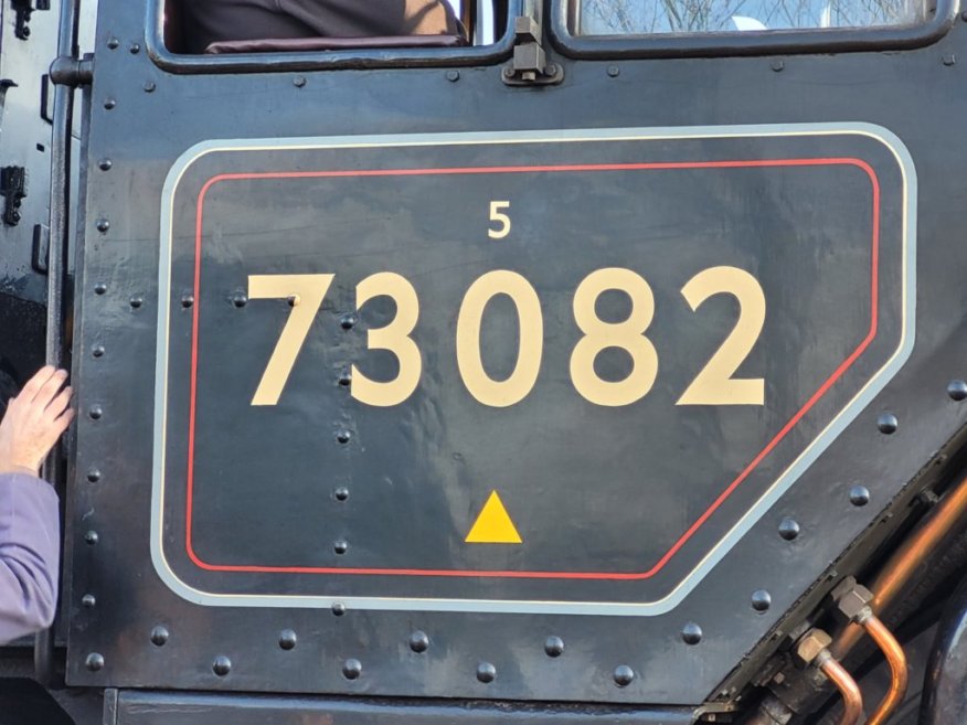 Nameplates for A4 60011 Empire of India and A2 60500 Edward Thompson, Sat 28/12/2013. 