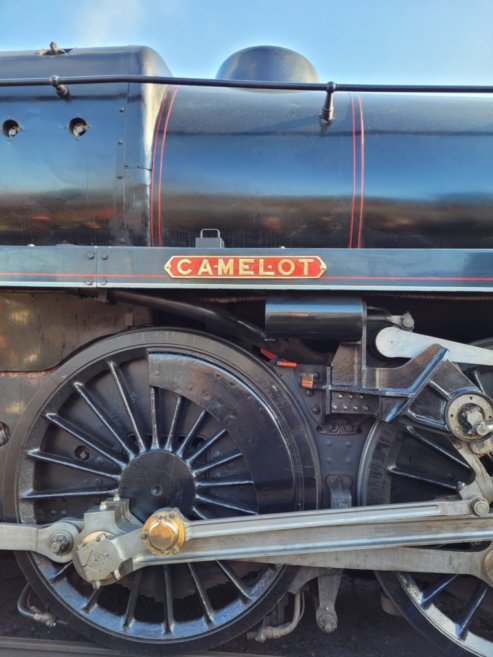 Papyrus nameplate for the record breaking A3 2750 which did 108 mph, Sat 28/12/2013. 