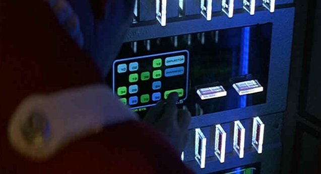 Deflector controls in the deflector control room.