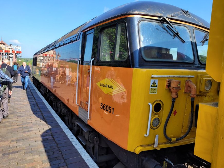 Cab of 60008 Dwight D. Eisenhower, Sat 28/12/2013. 