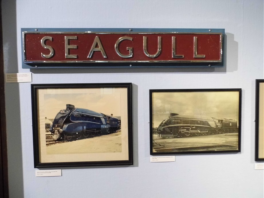 Nameplate for Gresley A4 LNER 4902/33 and BR 60033 Seagull, Wed 11/9/2013. 