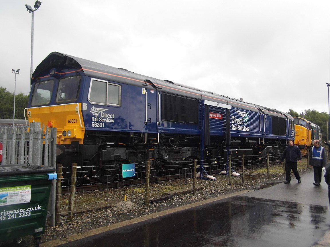 Nameplate of SR Battle of Britain 34109, Sat 28/12/2013. 