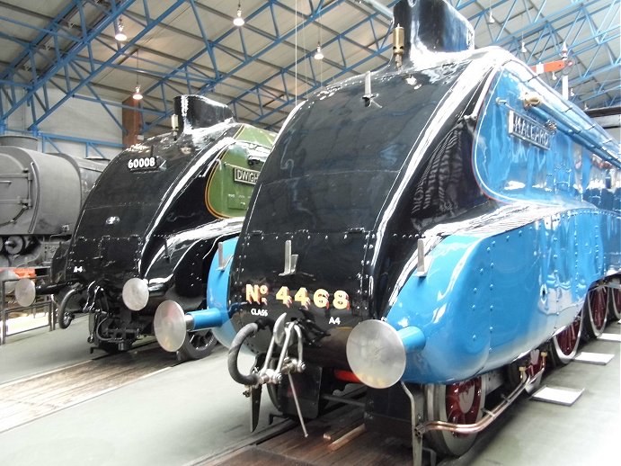 60008 Dwight D Eisenhower and 4468 Mallard at NRM York, May 16th 2013.