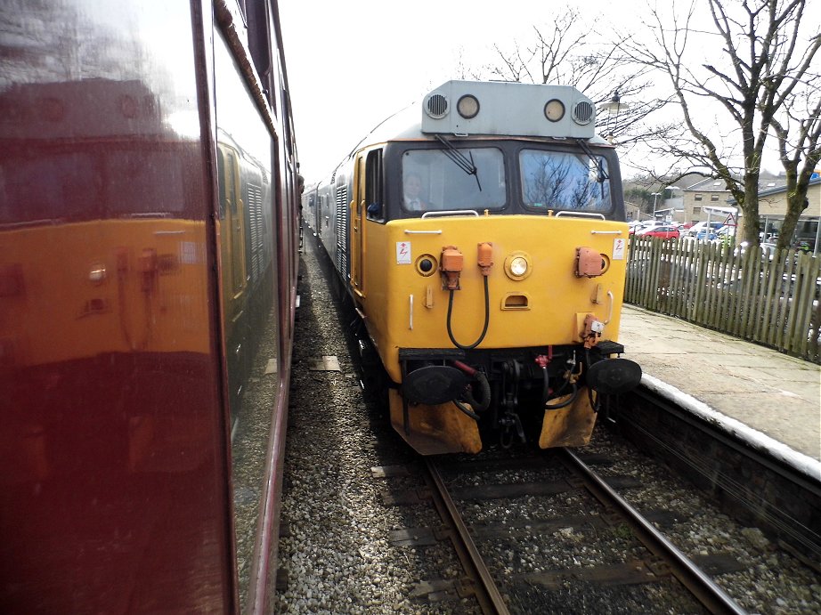 Smokebox number of 60008 Dwight D. Eisenhower, Sat 28/12/2013. 