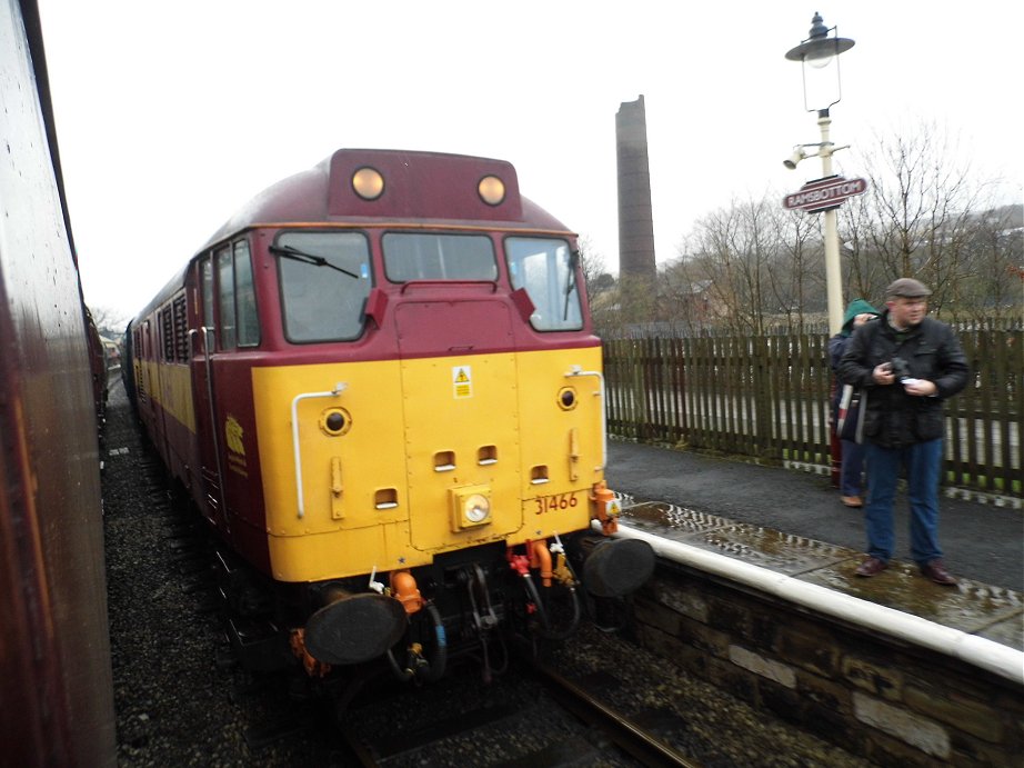 Cab of 60008 Dwight D. Eisenhower, Sat 28/12/2013. 