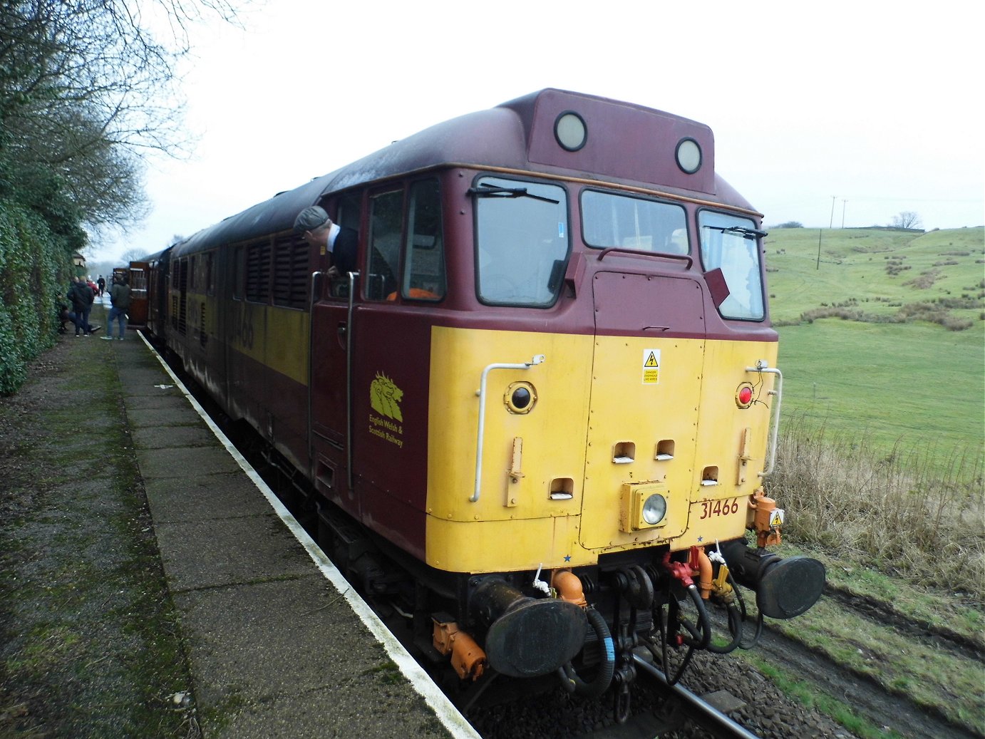 Nameplates for A4 60011 Empire of India and A2 60500 Edward Thompson, Sat 28/12/2013. 