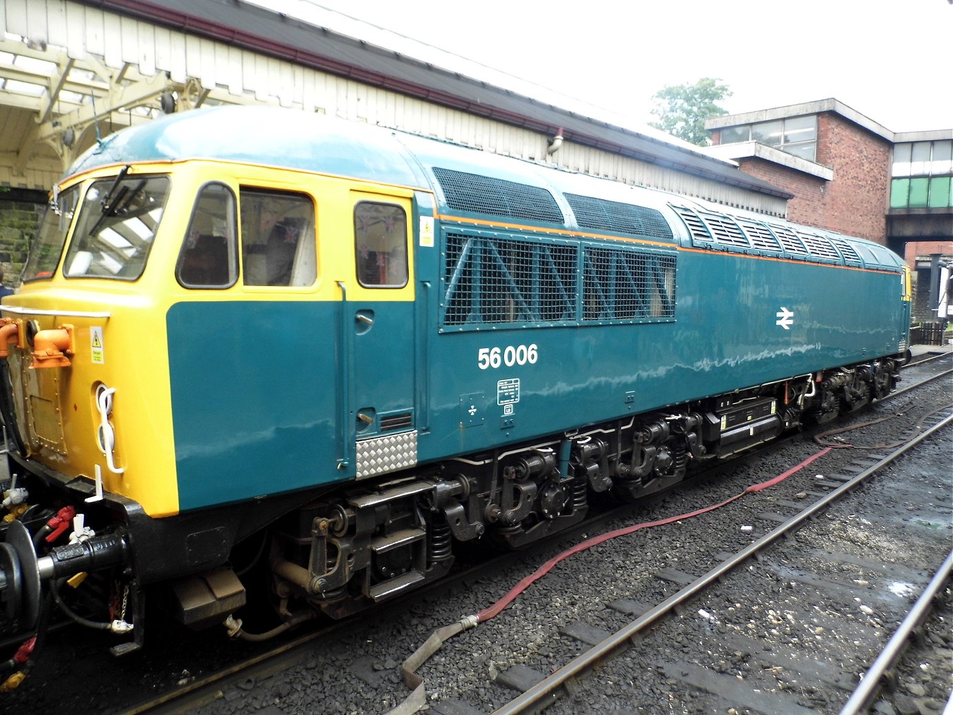 Nameplate of SR Battle of Britain 34109, Sat 28/12/2013. 