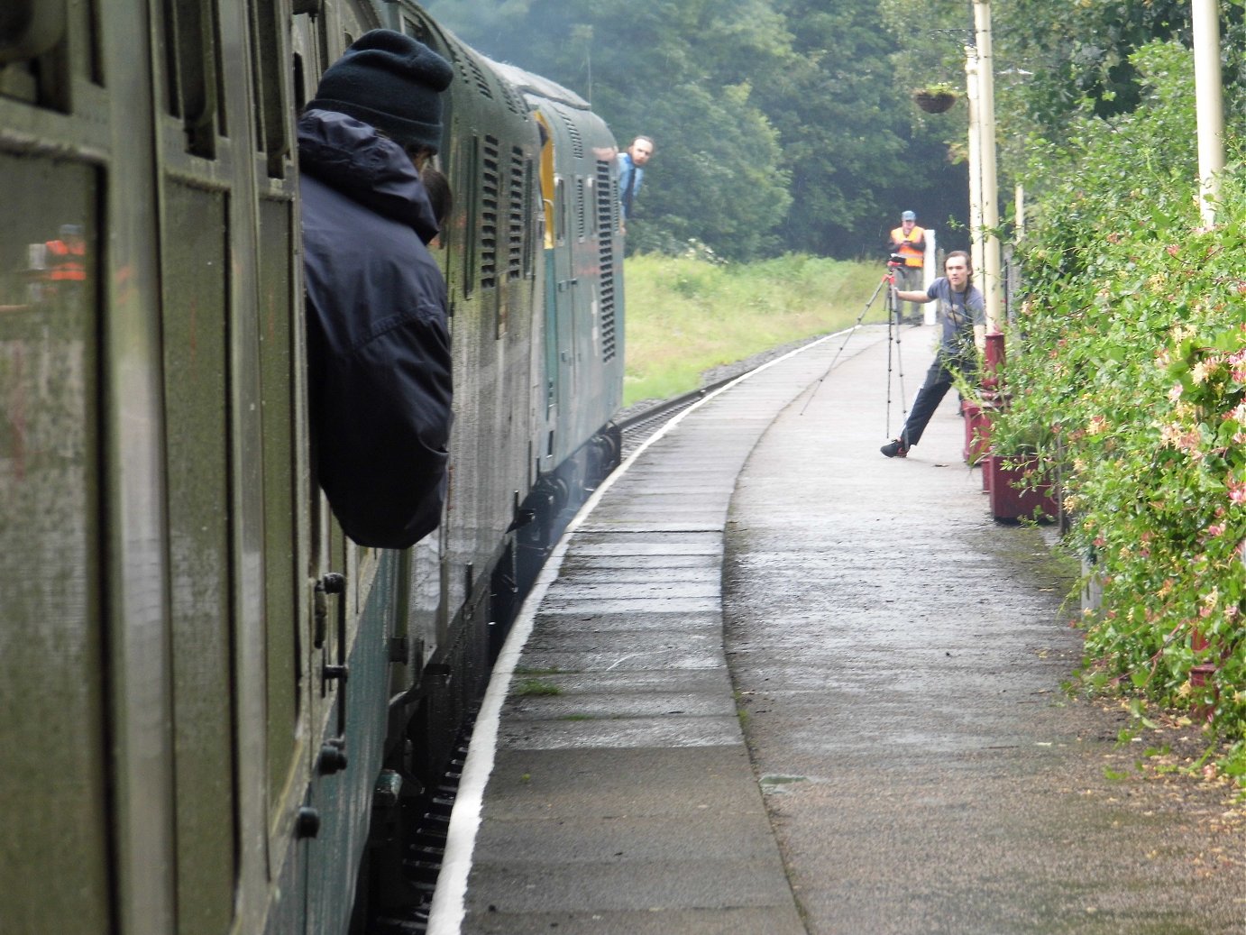 Nameplates for A4 60011 Empire of India and A2 60500 Edward Thompson, Sat 28/12/2013. 