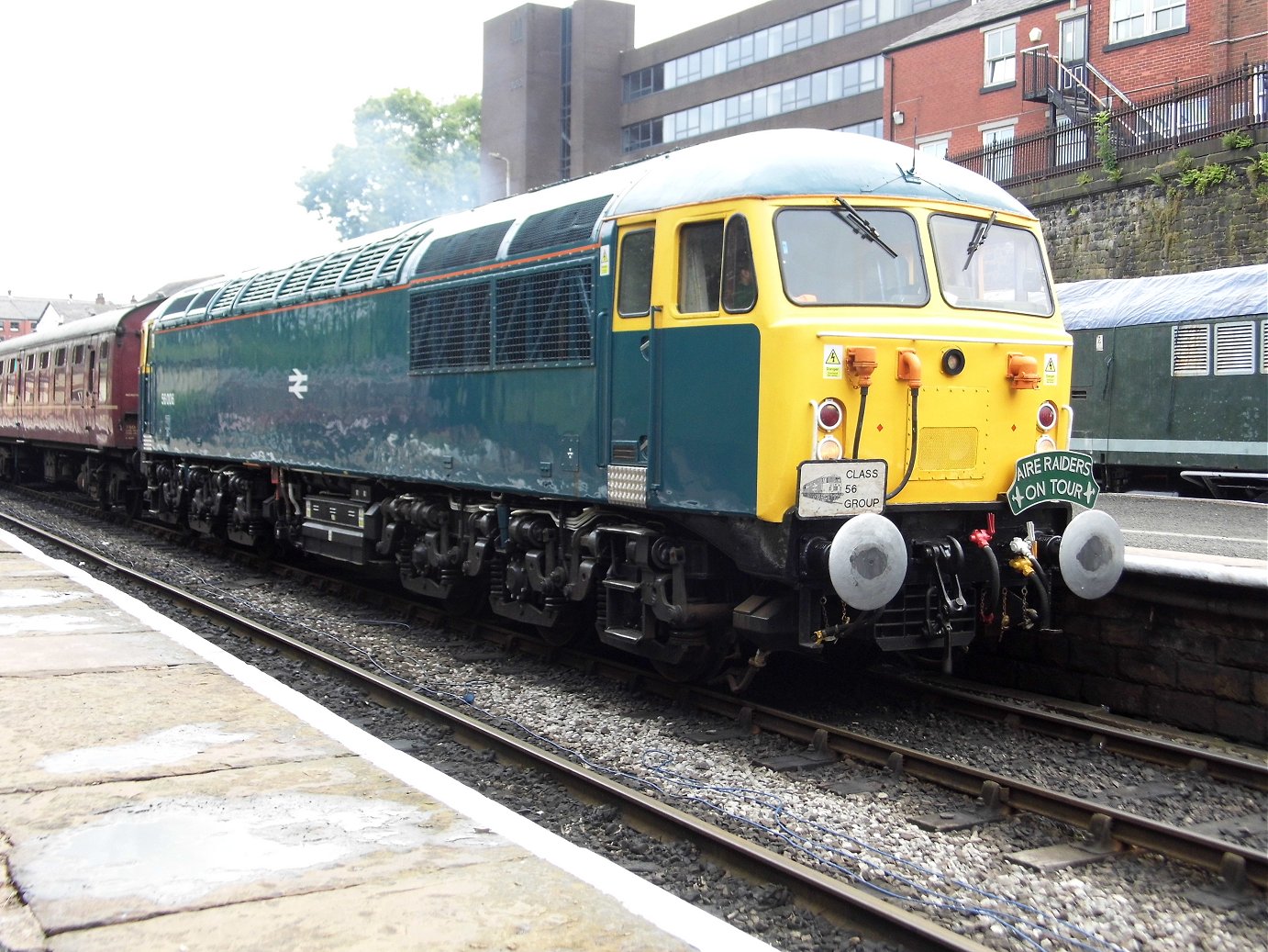 Cab of 60008 Dwight D. Eisenhower, Sat 28/12/2013. 