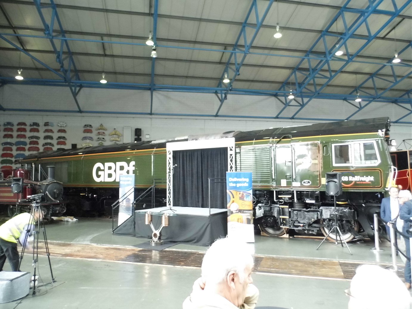 Nameplates for A4 60011 Empire of India and A2 60500 Edward Thompson, Sat 28/12/2013. 