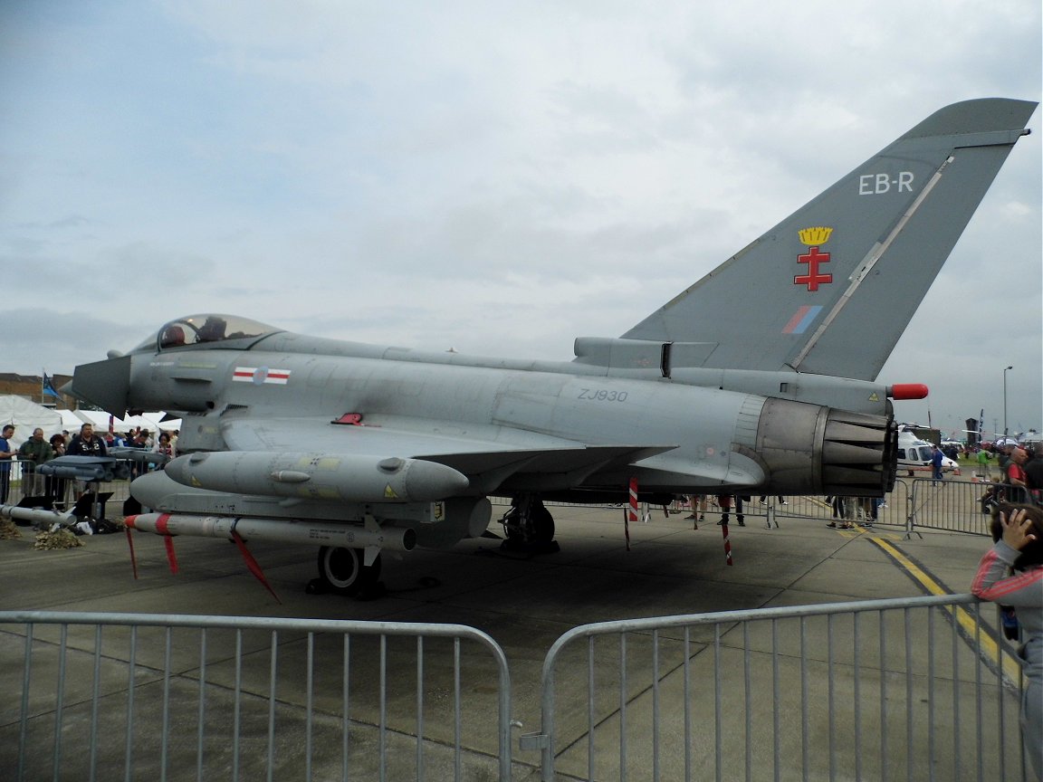 41(R) squadron Typhoon FGR4, RAF Waddington July 6th 2014