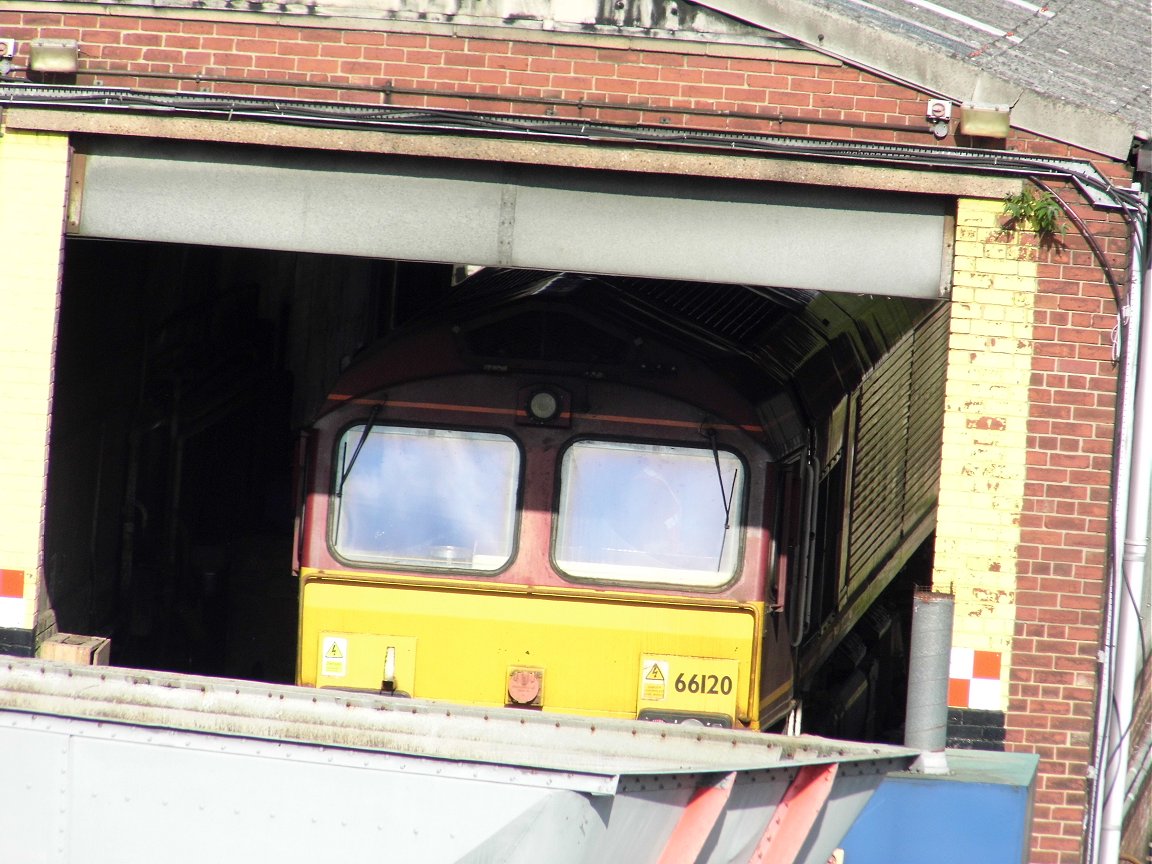 34A King's Cross Top Shed plate, Sat 28/12/2013. 