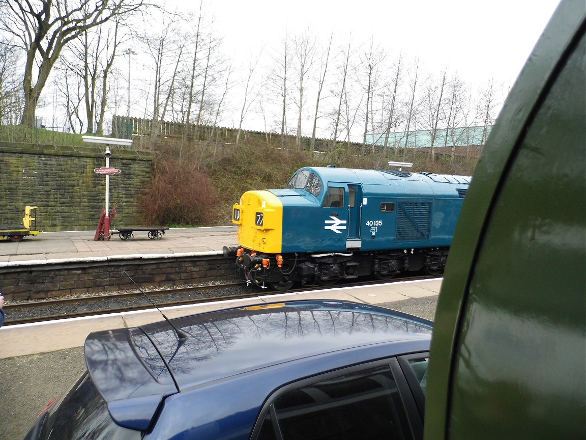 Smokebox number of 60008 Dwight D. Eisenhower, Sat 28/12/2013. 