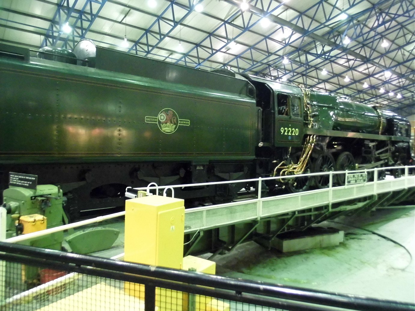 Nameplates for A4 60011 Empire of India and A2 60500 Edward Thompson, Sat 28/12/2013. 