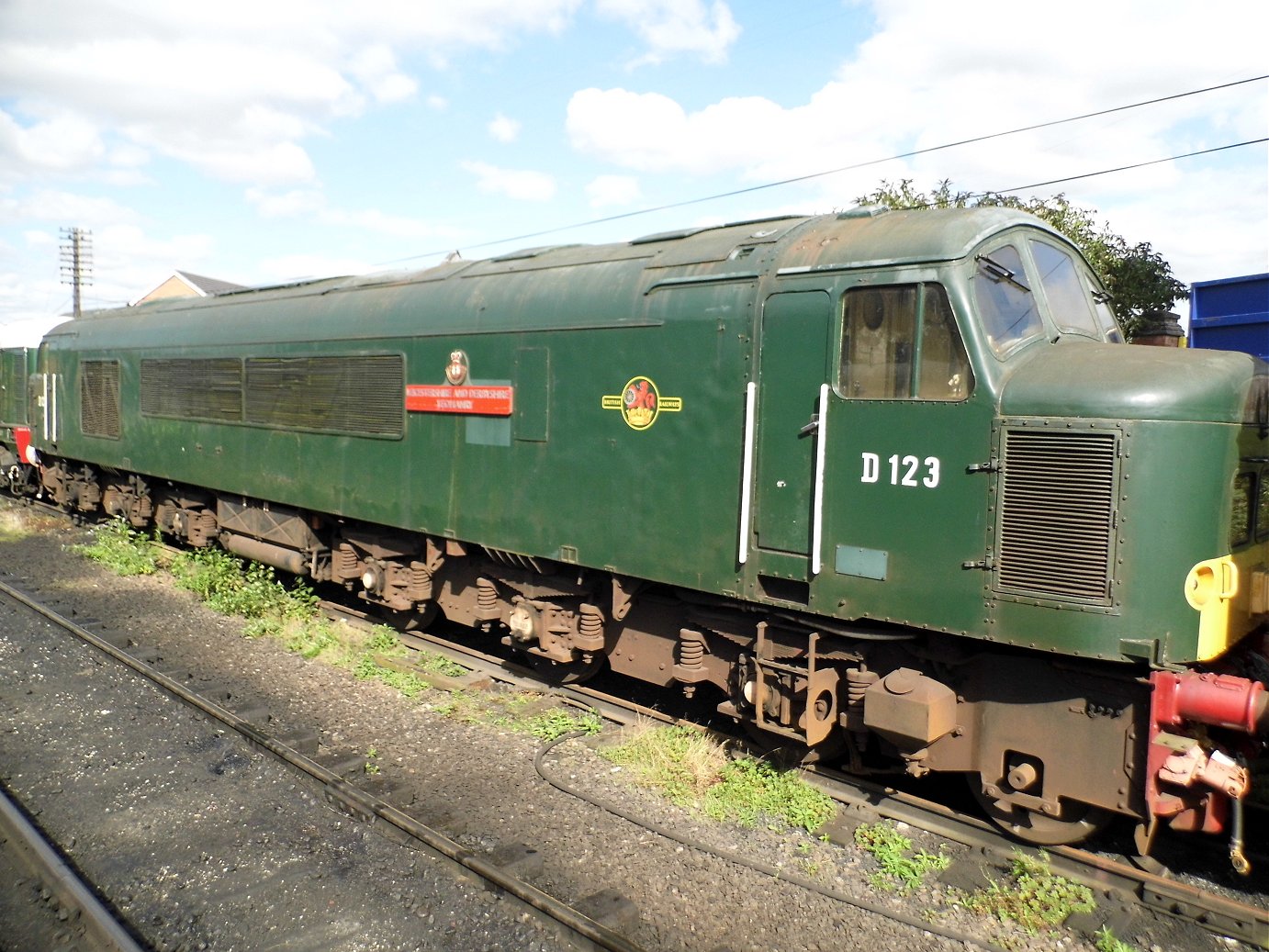 Cab of 60008 Dwight D. Eisenhower, Sat 28/12/2013. 