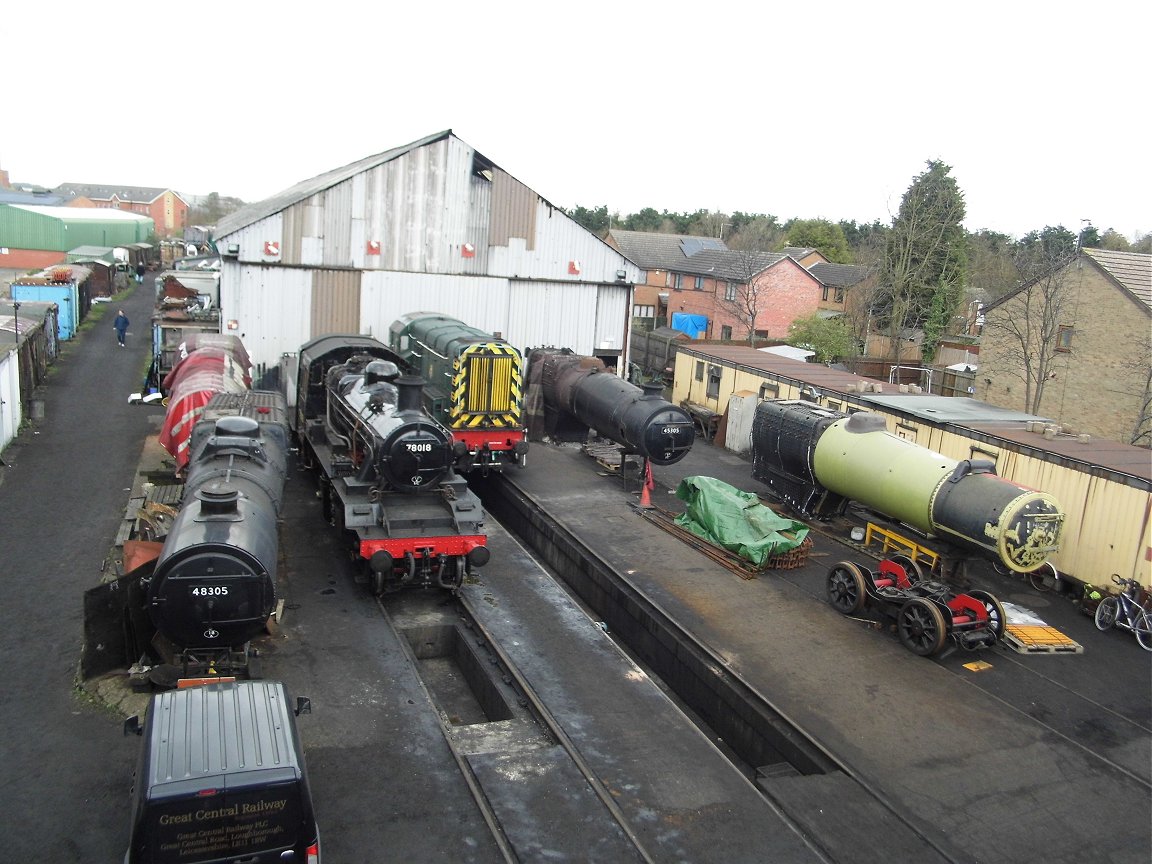 Nameplates for A4 60011 Empire of India and A2 60500 Edward Thompson, Sat 28/12/2013. 