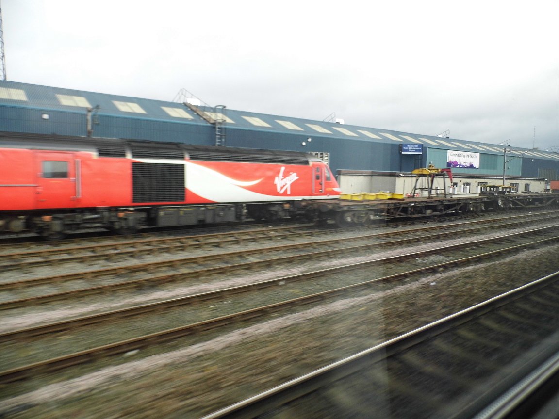 Cab of 60008 Dwight D. Eisenhower, Sat 28/12/2013. 