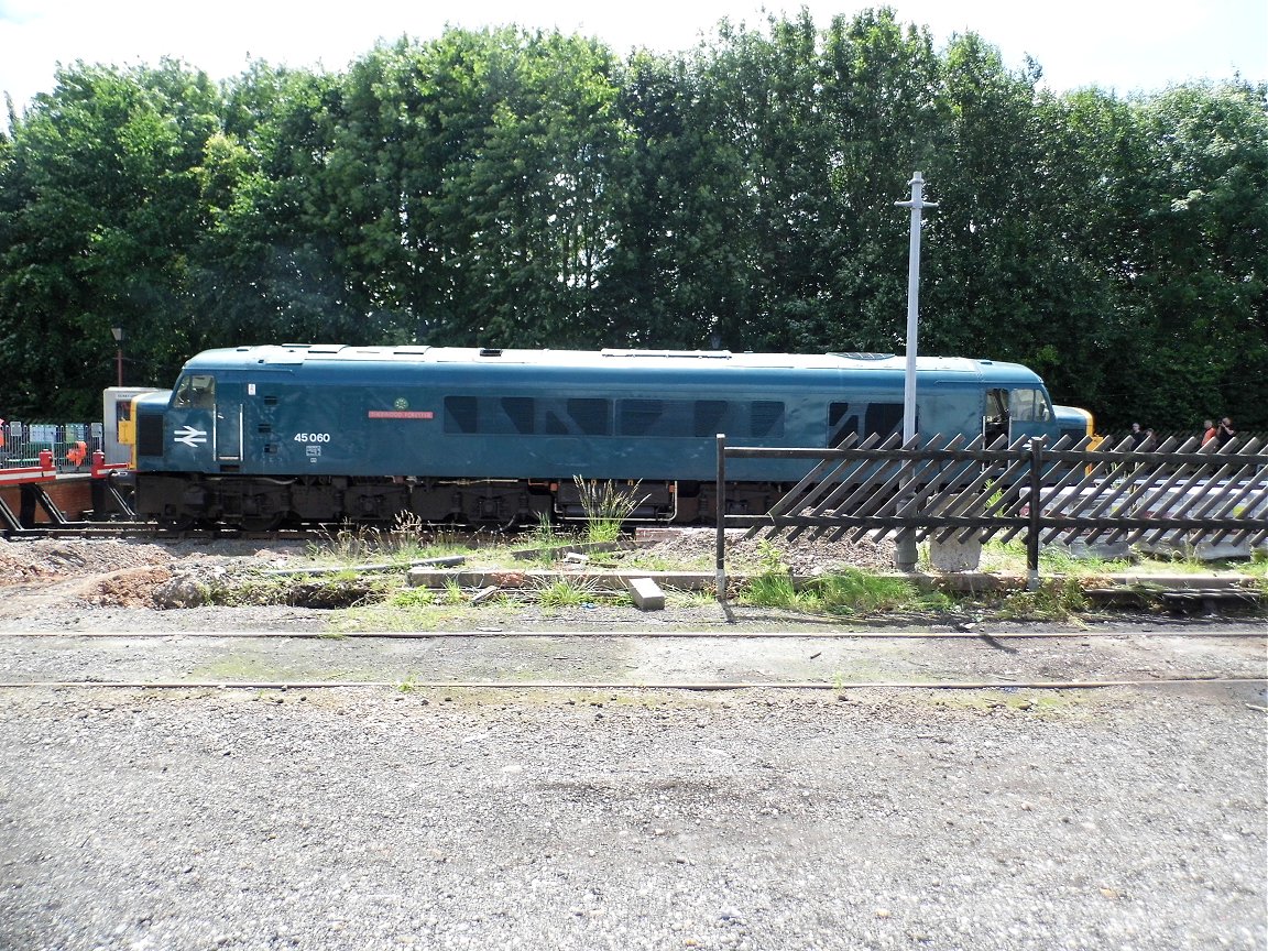 Cab of 60008 Dwight D. Eisenhower, Sat 28/12/2013. 