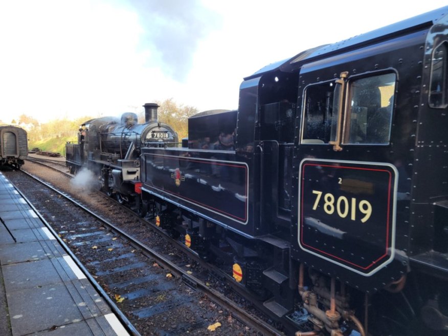 Nameplate of SR Battle of Britain 34109, Sat 28/12/2013. 